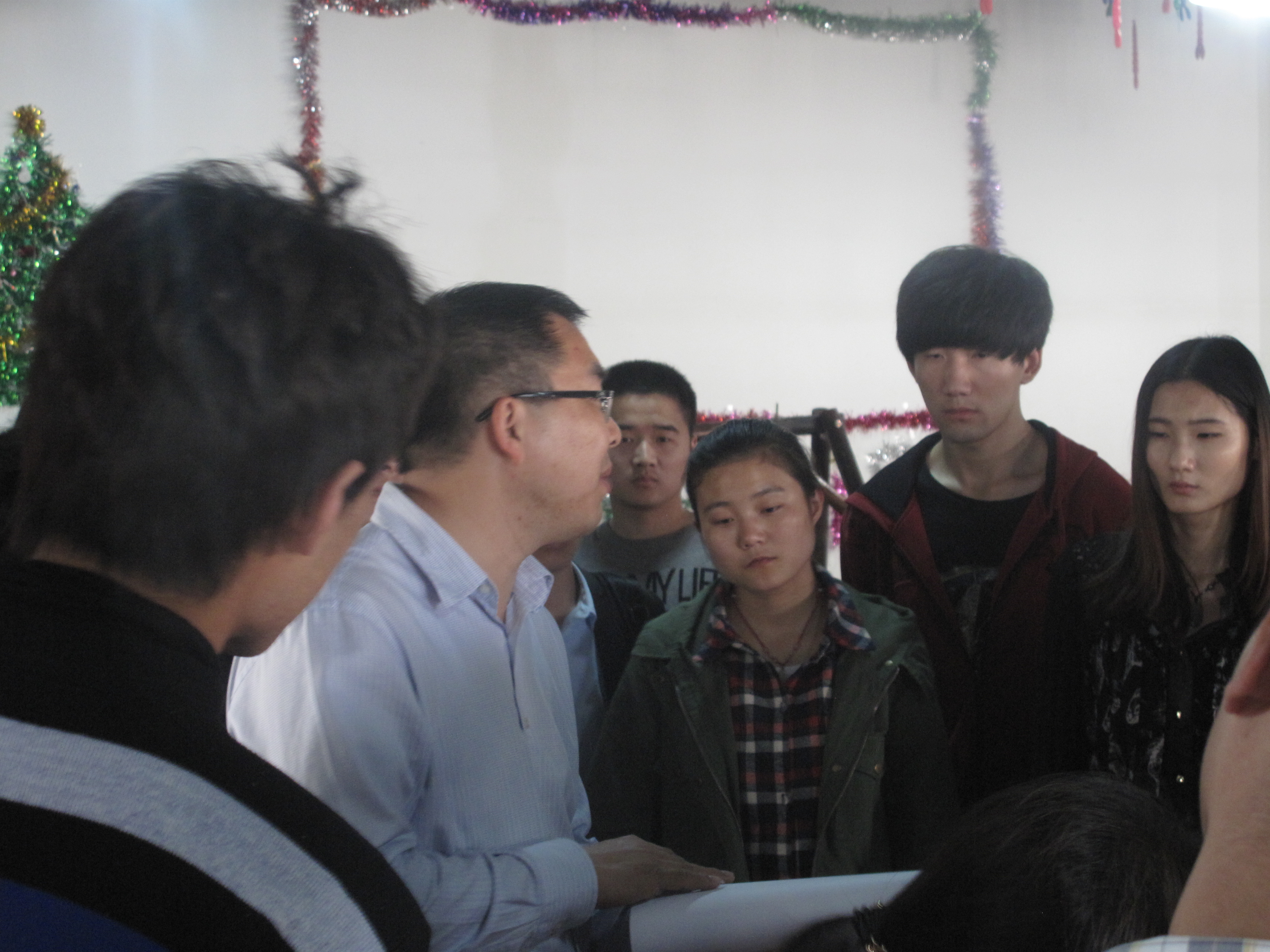 山东菏泽学院参观北京万豪天际文化传播股份有限公司